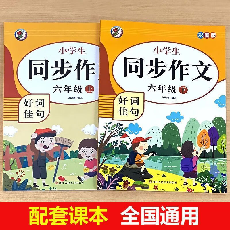 2024六年级下册同步作文大全人教版阅读理解专项训练同步练习册下 2024版六年级下册同步作文