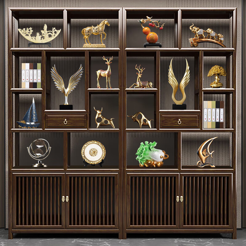 新饰名居总经理老板办公室书柜酒柜工艺品装饰品摆件客厅律师事务所