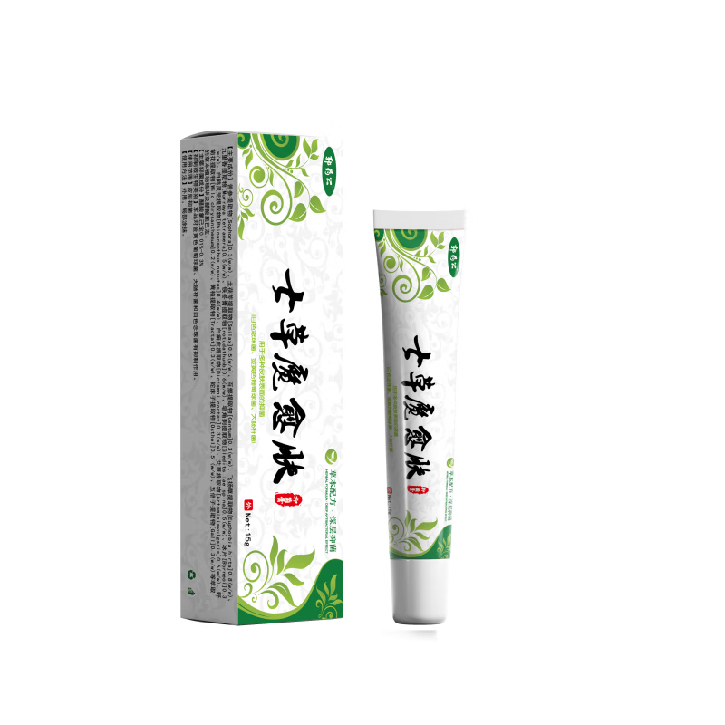 品草斋七草魔吉夫七草魔愈肤止痒抑菌膏软膏 一支七草魔愈肤