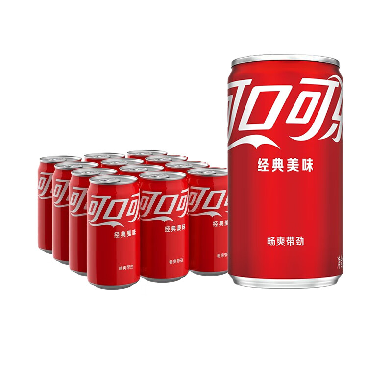 可口可乐(coca-cola)碳酸饮料 200ml*12罐 迷你摩登罐   奥利奥(oreo)