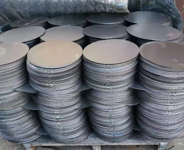 工地预埋桩芯圆铁片 桩帽 桩饼 圆盘管桩 桩心托板 焊桩拖 圆铁片  圆