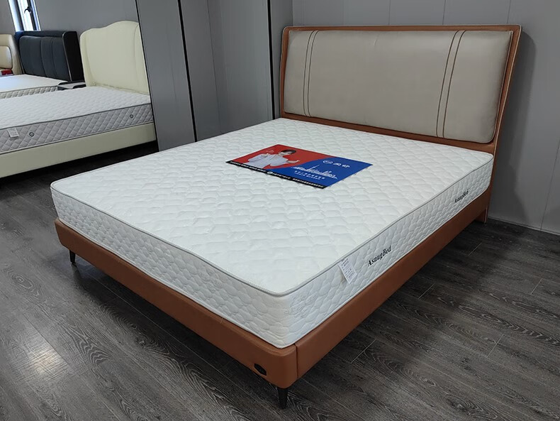 积宿爱舒床垫 硬实护脊青少年儿童老人席梦思独立弹簧椰棕垫1.5 1.