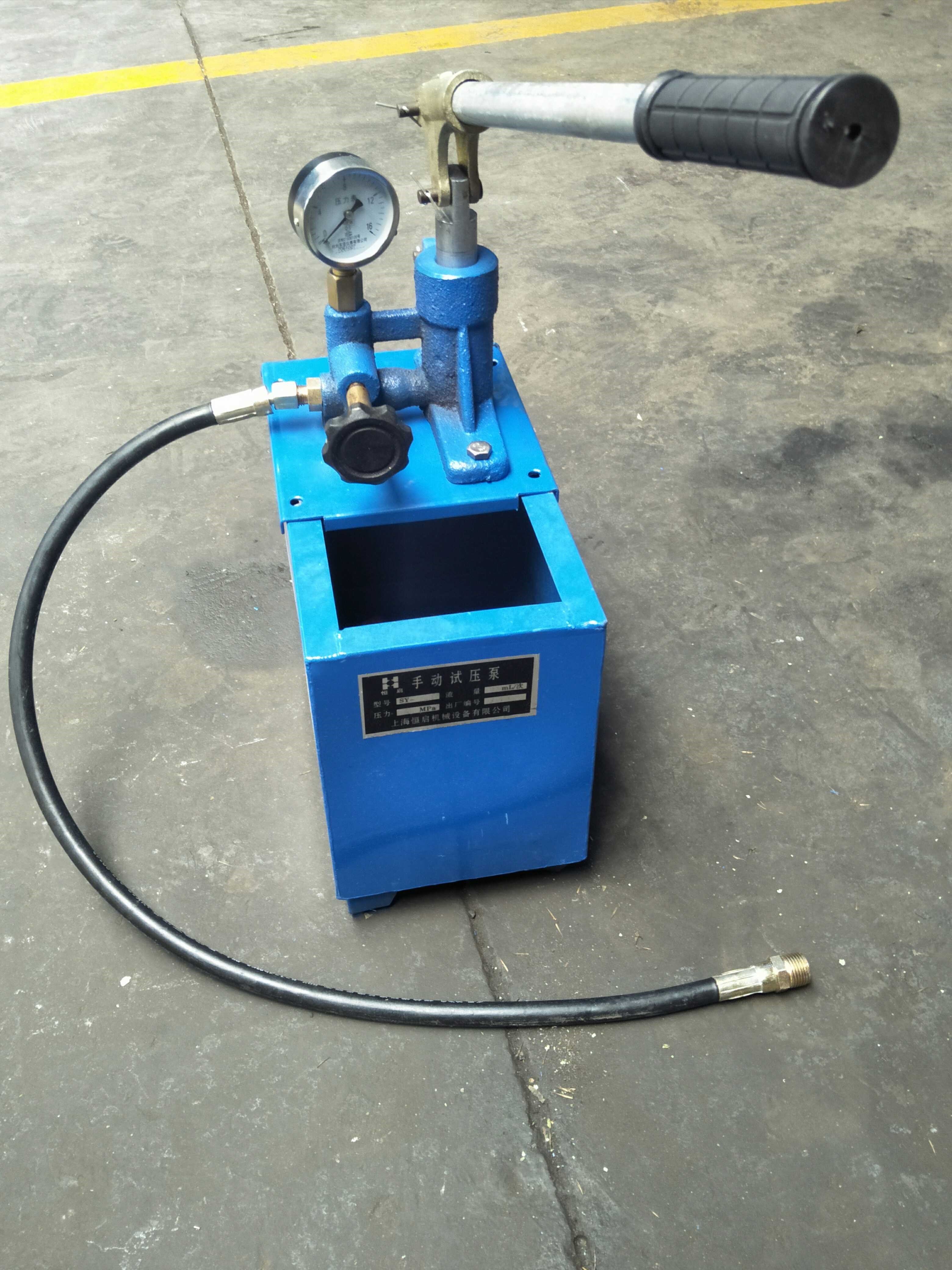 手动试压泵管道水管ppr管道打压机试压器测压打压机sy16-1000公斤 sy