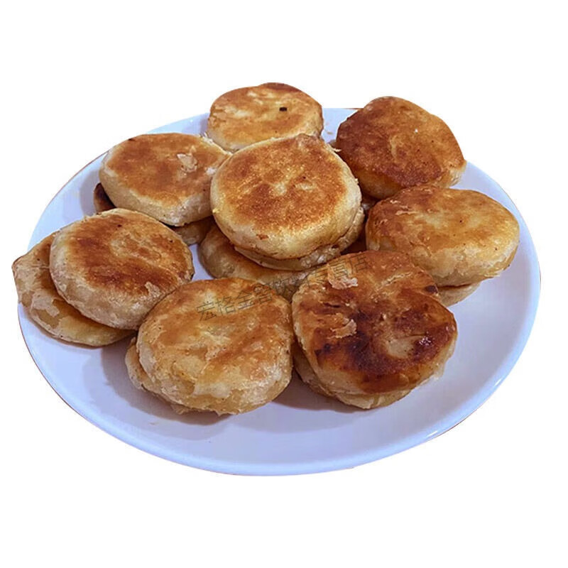 润华年牛肉火勺铁岭丁记清真手工馅饼冷冻食品香脆酥软火烧小饼 丁记