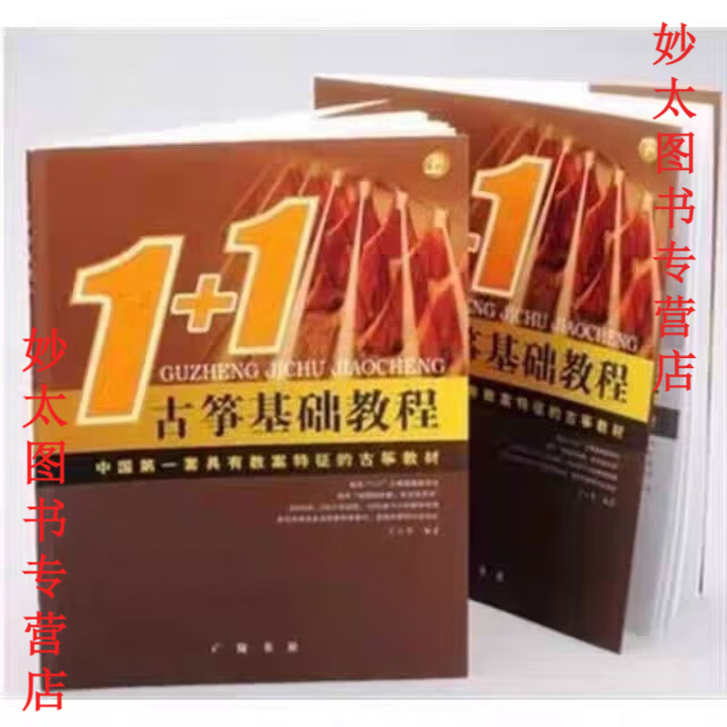 古筝技法教学王小平1 1 基础教程上下册考级入门教材 古筝基础教程