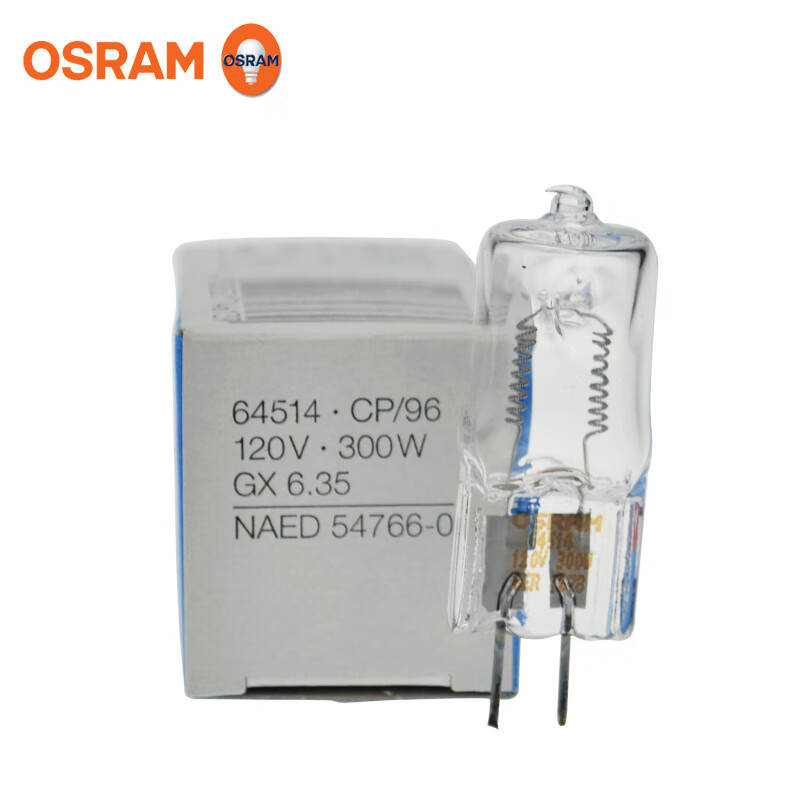 欧司朗(osram)保富图d2摄影造型灯泡64514 120v300w gx6.