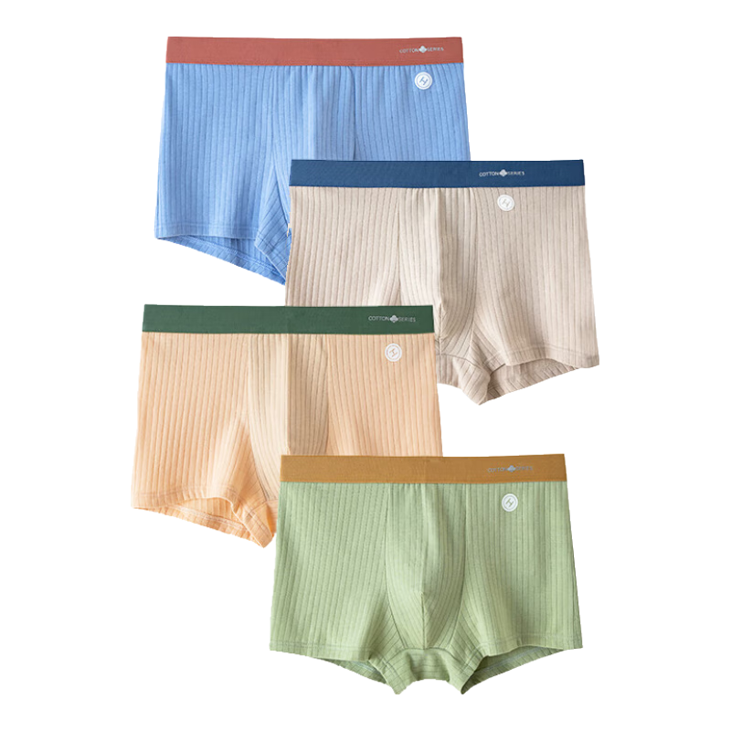 百亿补贴:北极绒男士内裤男7A抑菌纯棉青少年大码宽松四角式底裤衩男生平角短裤头102元拍3件(合34元/件)