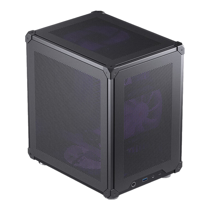 ˼JONSBOC6 ɫ MATX䣨MESH/3λ/ǰType-c/ATXԴ/75mmɢ/200-255mmԿ143.1Ԫȯ