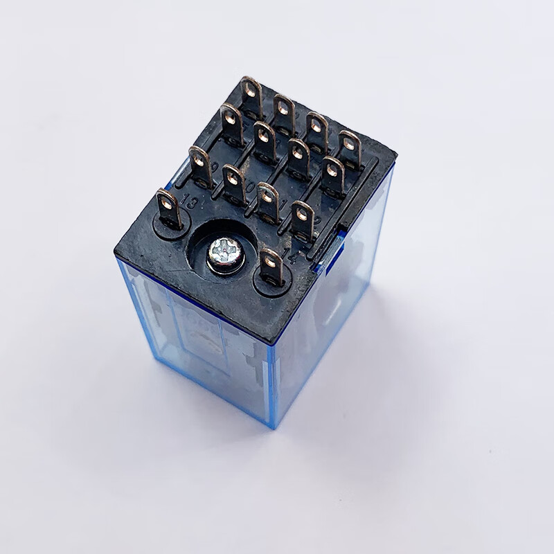 扑哩扑剌14脚继电器交流/直流my4n-j/ac220/110v/dc48v/36v/dc24v/12v