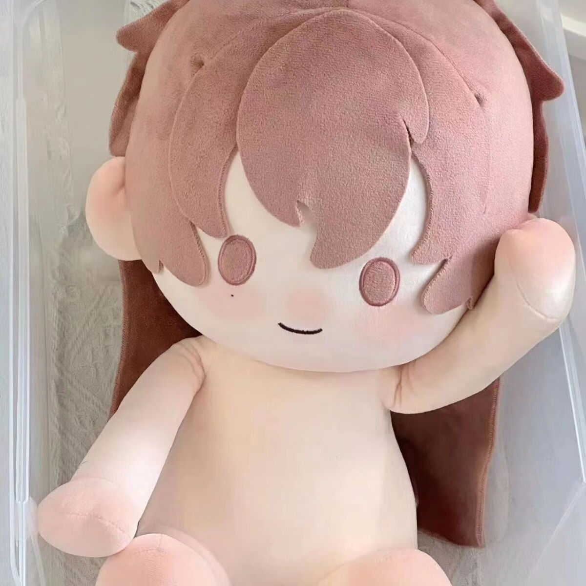 贝木惠(beimuhui)代鸢袁基属性40cm坐娃袁味糖包棉花娃娃衣发片坐姿