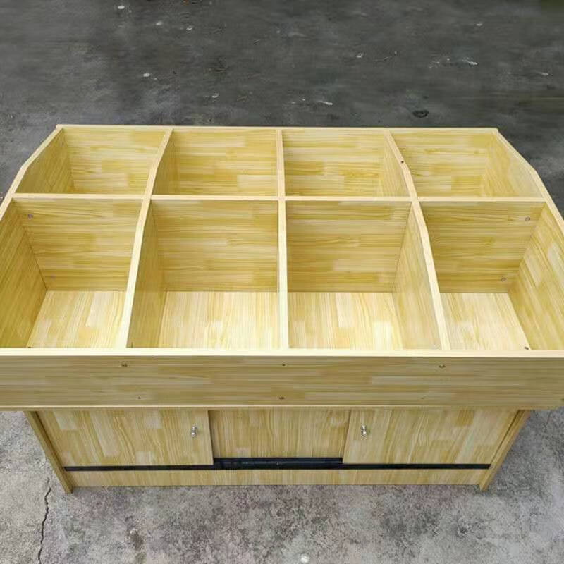 众舰行超市五谷杂粮柜米柜米面炒货多功能零食货架食品柜米桶中岛展示