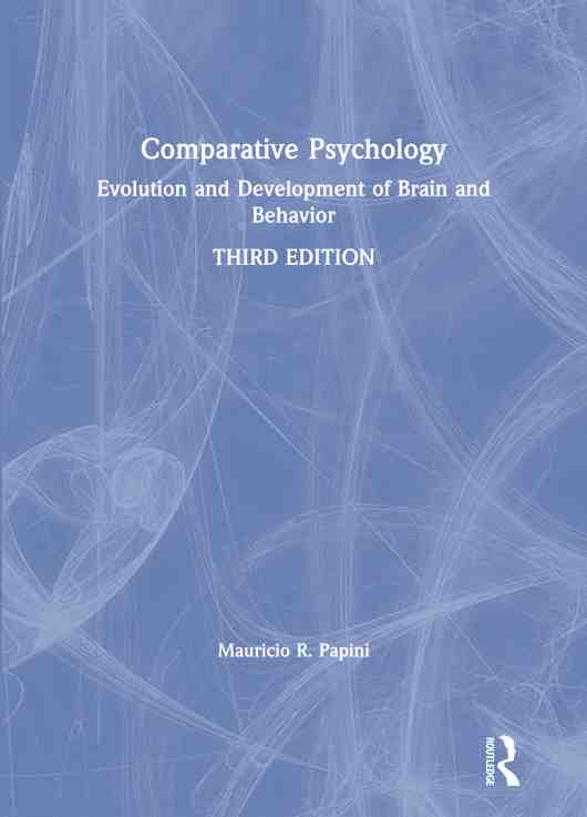 预售 按需印刷 comparative psychology
