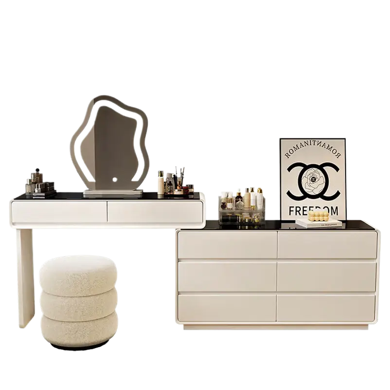 о�����ͷ���ױ̨2024�¿խ30cm���Ҽ�Լ�ִ�����һ�崲β��ױ�� ��80cm+������+�ƶ侵+������588Ԫ