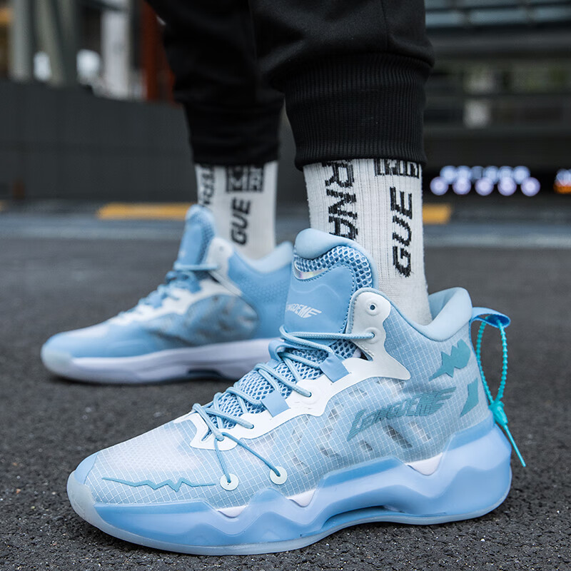 cdac利刃2篮球鞋青少年水泥地运动鞋男女中学生有声防滑耐磨实战球鞋