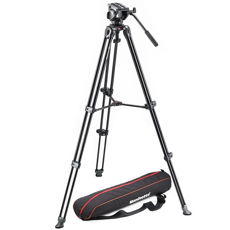 曼富图曼富图（Manfrotto）MVK500AM 液压摄像云台双管摄像三脚架套装 【套装】 MVK500AM