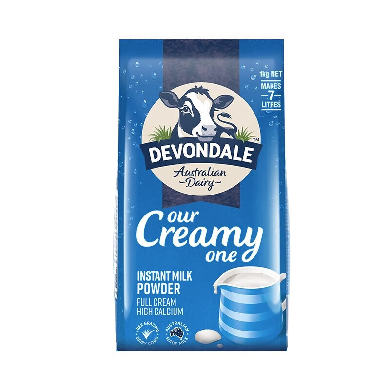 德运(devondale)澳洲奶粉儿童成人高钙奶粉进口奶粉 德运全脂1000g*1