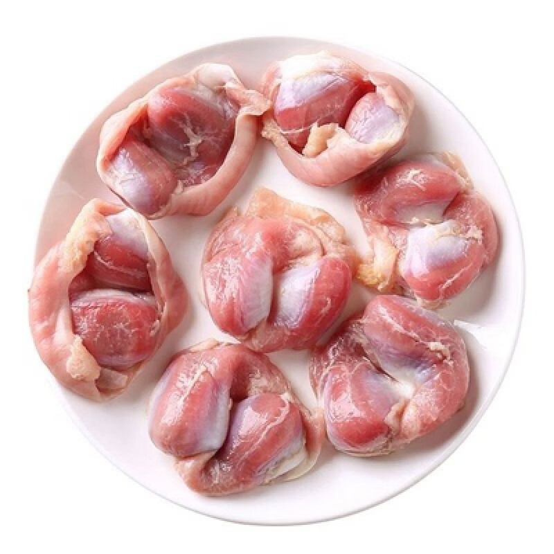 湘明有絮新鲜鸡胗鸡心冷冻生鲜鸡内脏卤味烧烤串鸡胗食材 2斤装(1袋)