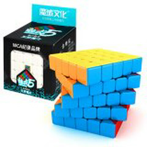 魔域文化魅龍V2六階七階磁力魔方6階7階順滑比賽兒童玩具 魅龍5階魔方