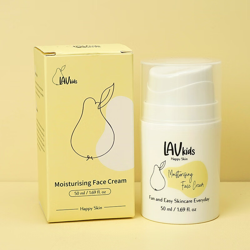 LAVKIDS爱梨时光儿童面霜秋冬季保湿滋润 男女孩宝宝防干裂修复护肤面霜 【老款包装】儿童保湿面霜50ml