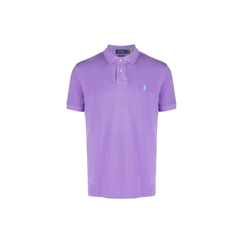 polo ralph laurenss 经典纯色短袖polo衫 男款 紫色 紫色 s