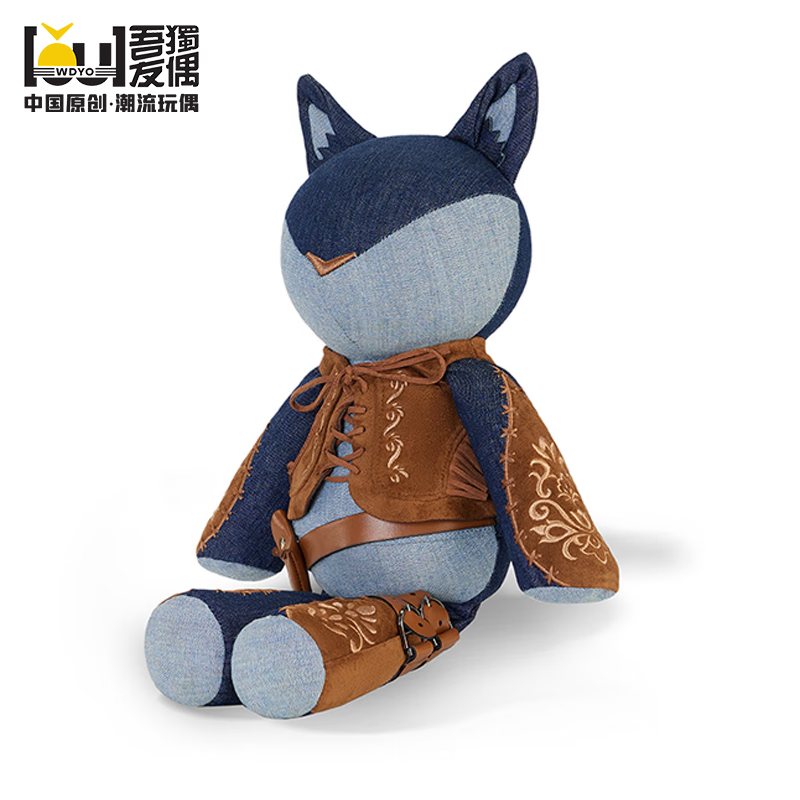 吾独友偶 荒漠传奇 原创潮流玩偶卡通牛仔布公仔娃娃玩具送男女生生日