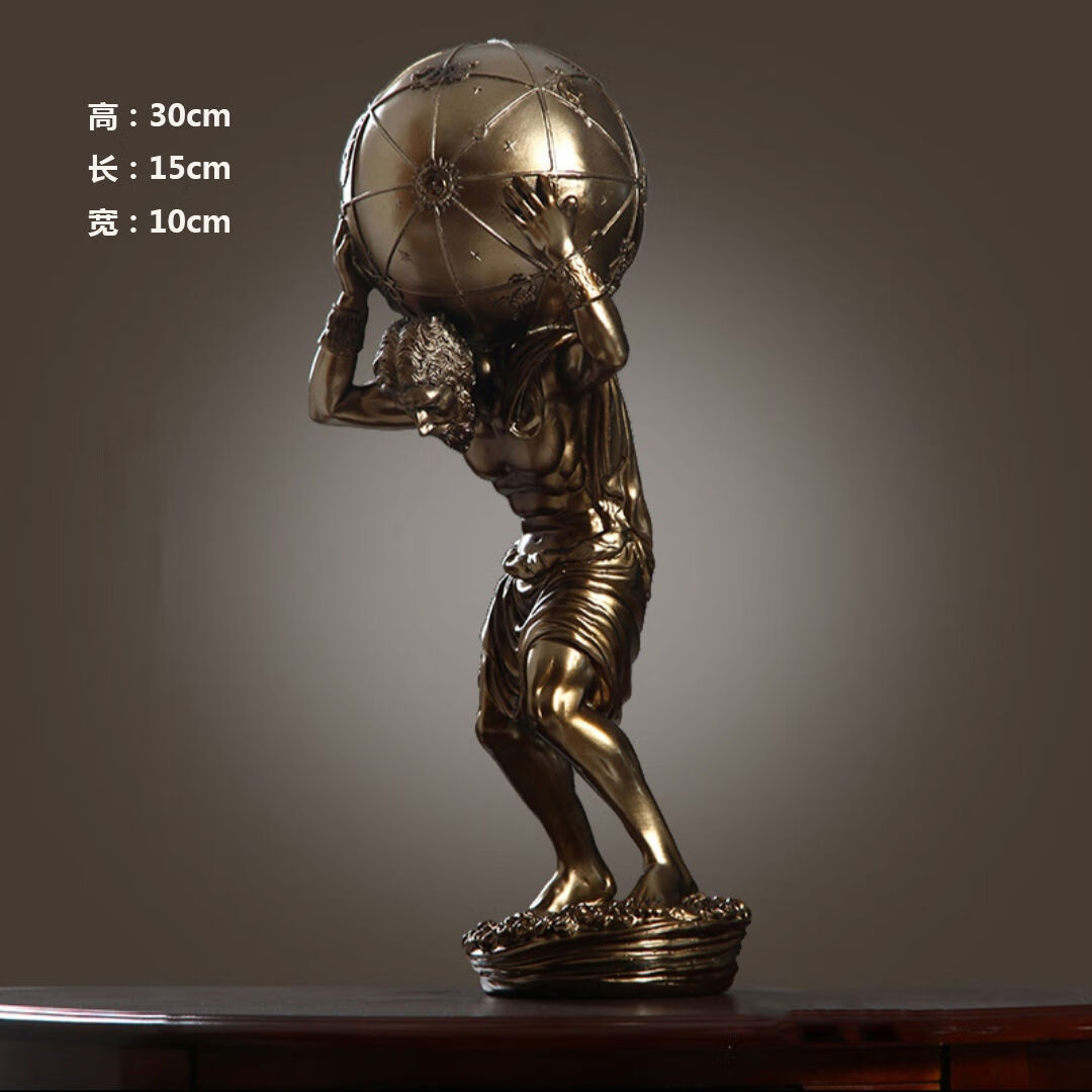 甜苗苗司法正义女神忒弥斯阿基米德雕像雕塑律师办公室书房天平秤摆件