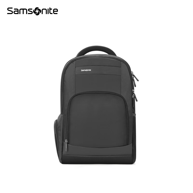 新秀丽（Samsonite）背包多功能背包电脑包男士双肩包商务通勤大容量 黑色