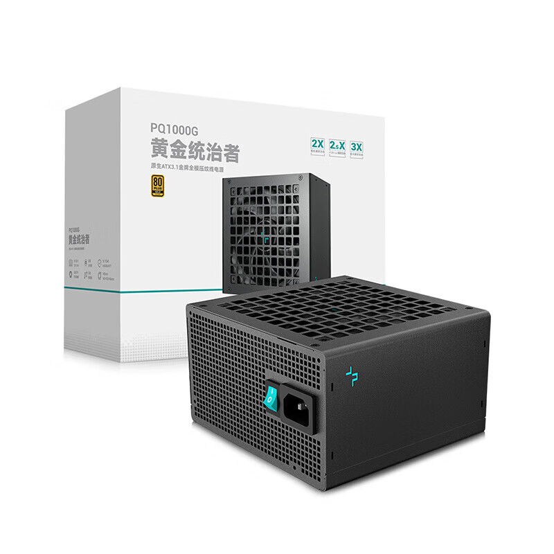 九州风神PQ1000G PQ1200G金牌全模组电源台式机电脑ATX3.1额定1000W 1200W日系容 PQ1000G金牌全模组【ATX3.1】