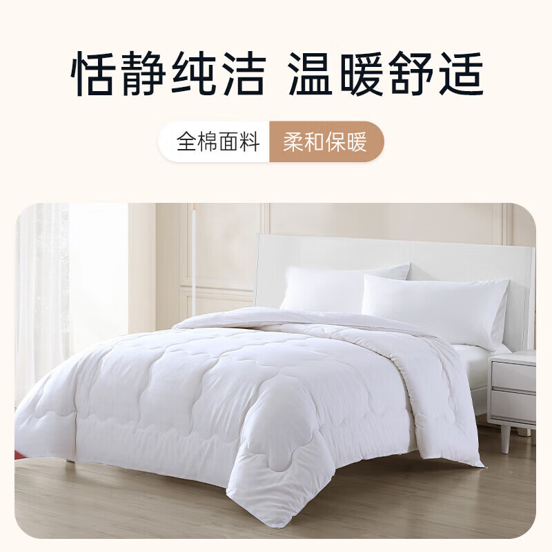 梦洁家纺大豆纤维被子空调被夏季夏凉被芯 双人抗菌夏被薄被子200×230cm