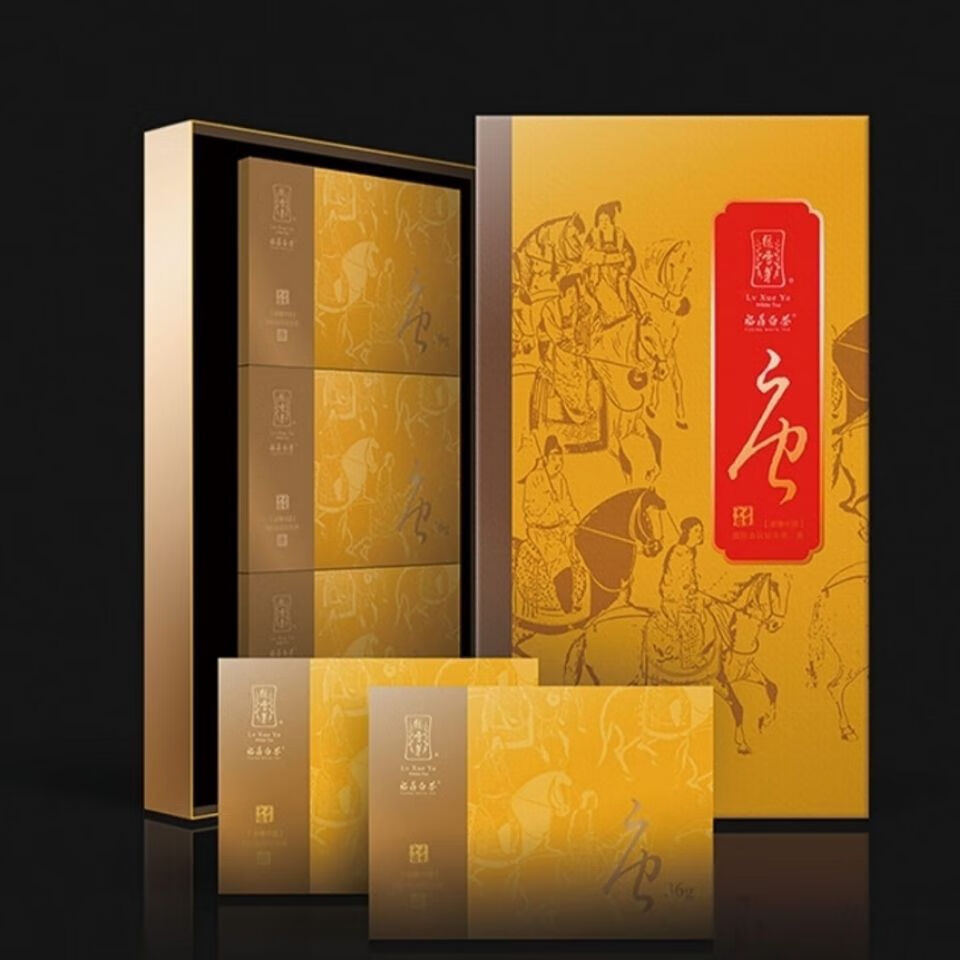 绿雪芽唐3年陈老白茶白牡丹寿眉礼盒读懂中国纪念茶唐216g