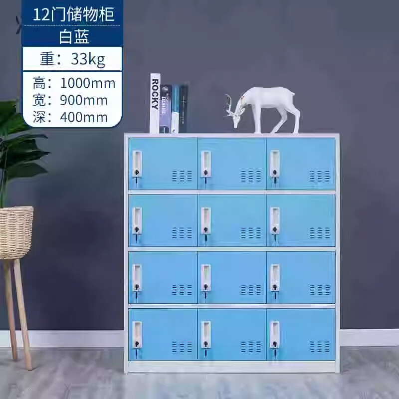 诺谊信彩色钢制书包柜学生更衣教室储物柜寄存幼儿学园学校存放收纳12