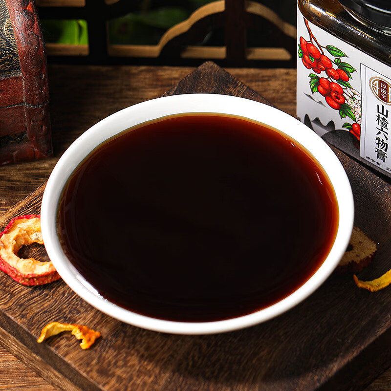 山楂六物膏300克  鸡内金膏滋批发儿童消食瓶装 膏滋膏方 淳滋堂山楂六物膏(300克方瓶) 两瓶装