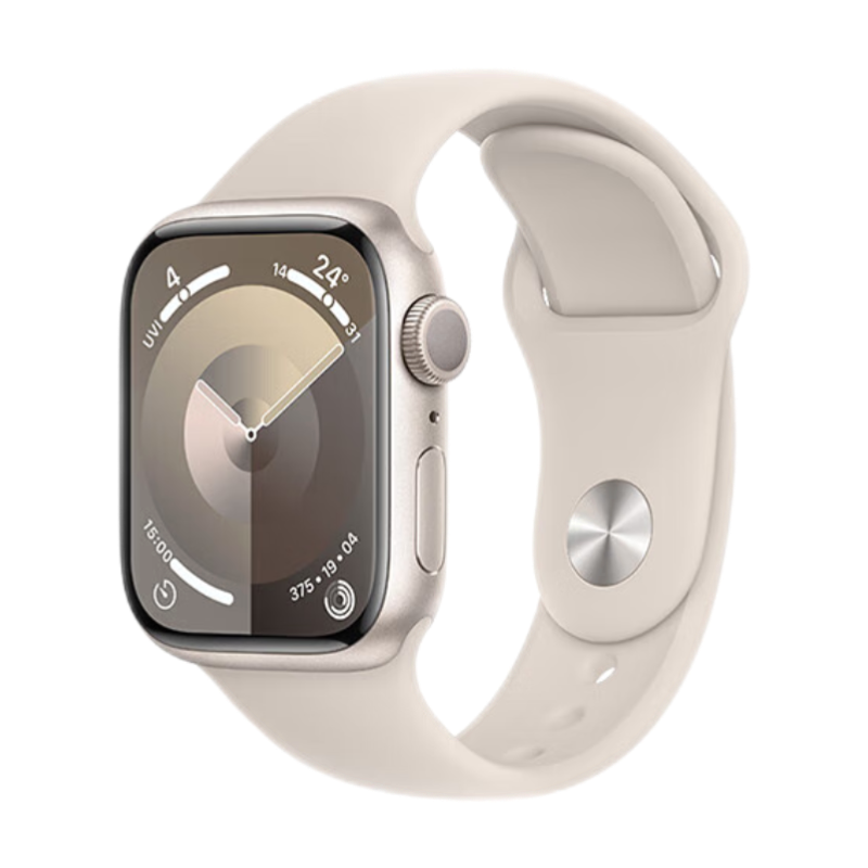 PLUSԱ Apple ƻ Watch Series 9 ֱ GPS 41mm ǹɫ 𽺱 S/M