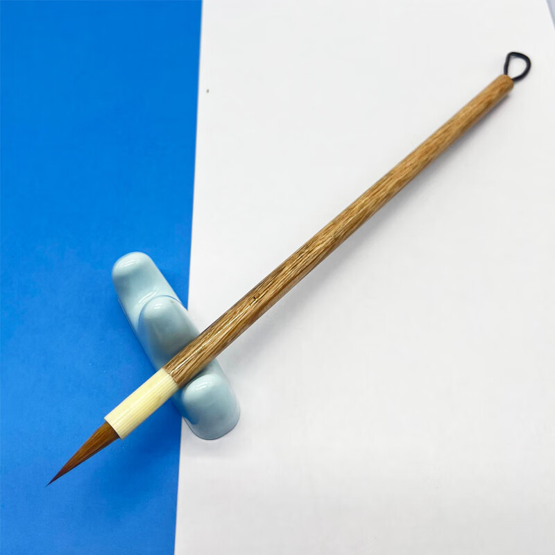 纯狼毫小楷出锋1.8cm口径0.5cm小楷毛笔适合写1-3cm抄经国画勾线