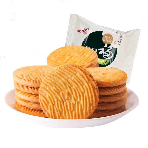 休闲零食猴头菇早餐代餐粗粮饼干红豆薏米饼干小吃 猴头菇饼干 1500g