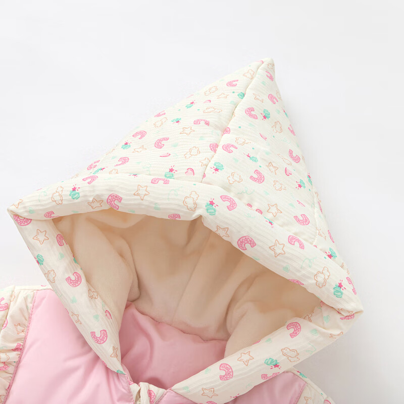 巴拉巴拉婴儿羽绒服冬季连体衣男女童爬服萌200424120206