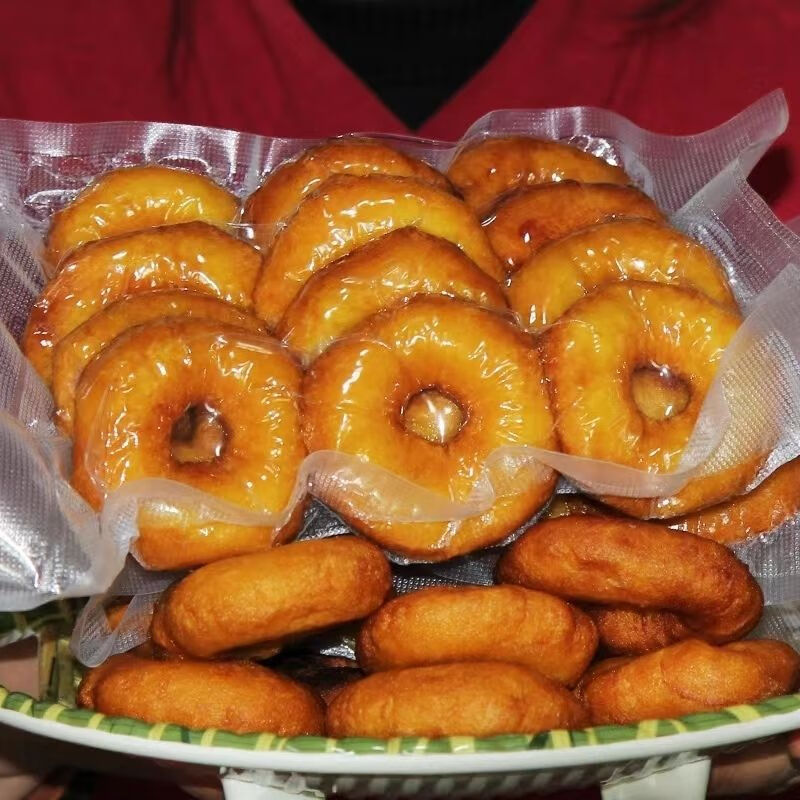 巢浩陕北特产黄软米油馍馍油油活啦纯手工新米传统糕点油呼啦圈圈袋装