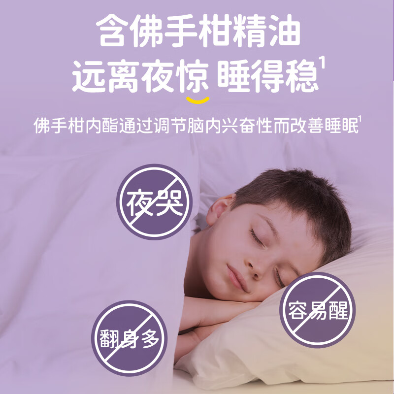 乐比（LOOBI）睡眠贴深度睡眠贴精油晚安贴舒缓助眠成人儿童男女通用失眠多梦 【儿童日常调理】佛手柑1盒24片