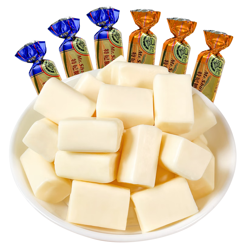 徐福记特妃糖 多口味奶糖 结婚喜庆太妃糖 零食糖果 混合味500g【约70