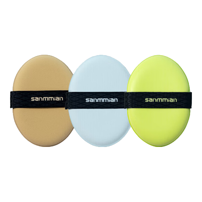 绵绵伞药丸气垫粉扑遇水变大双面柔软干湿两用美妆蛋化妆不易吃粉女 泡水大1枚+啤酒肚1枚+皮面 1枚