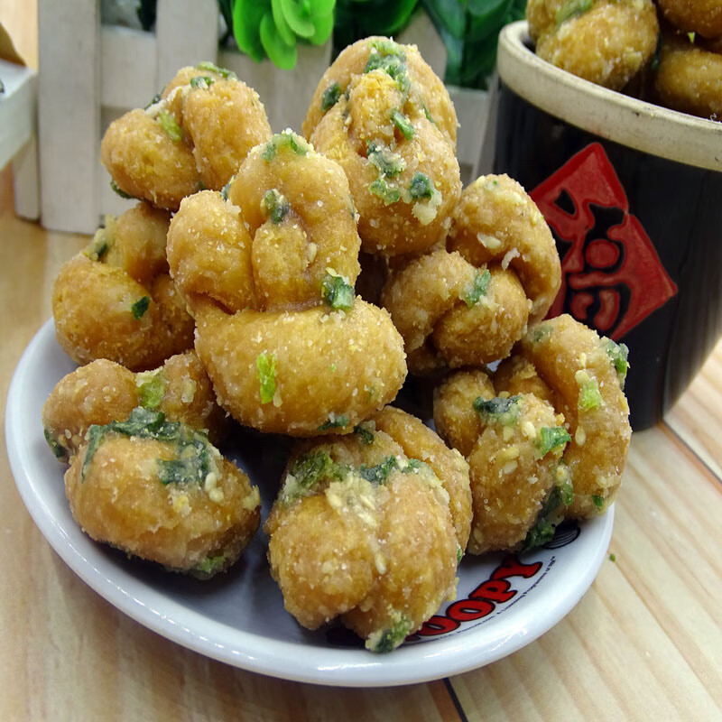 哎吖爪爪广东潮汕特产小吃麻花汕头葱花油索传统潮州手工零食糕点美食