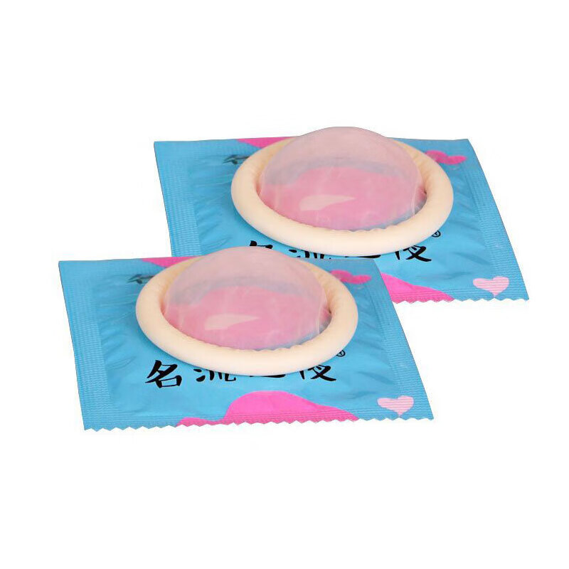 名流口交套无油避孕套无味薄宾馆酒店用100只装口爱娇套套情侣夫妻房事成人性用品 无油套100只