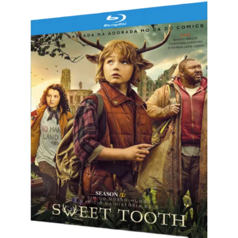 bd蓝光碟 高清美剧 鹿角男孩 第1-2季 甜牙 sweet tooth 4碟盒装