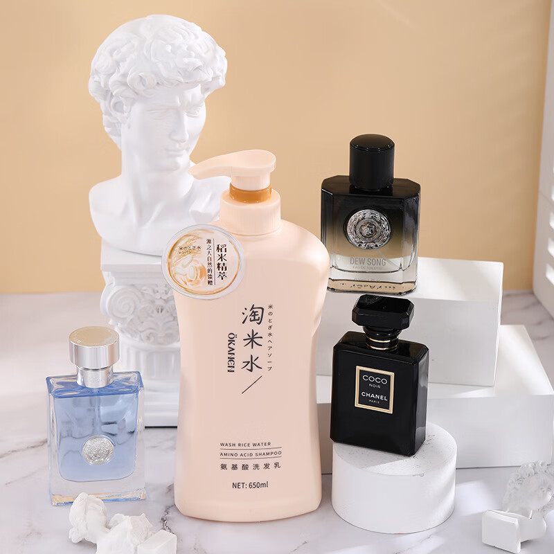 欧嘉莱尼(okanen)欧嘉莱尼okanen淘米水柔顺香水洗沐护套装沐浴露护发