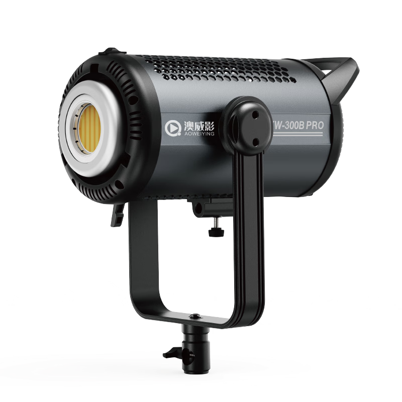 澳威影KW-300B Pro补光灯直播补光灯摄影灯柔光灯摄影器材影棚摄像视频  单灯头*4+方形*1+球形*2+斜臂八角斜臂*1