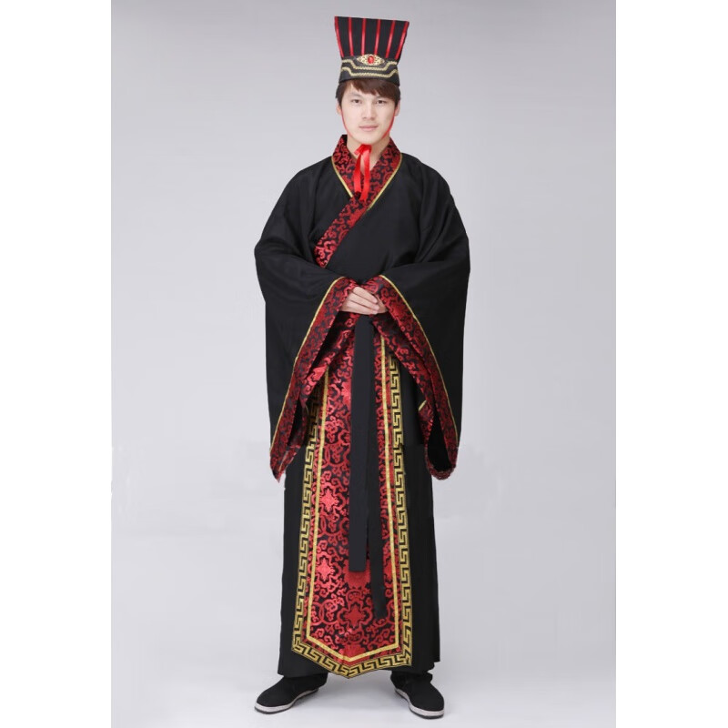 荳薇春秋战国三国演义大臣官服秦汉古代文官影视演出服成人礼唐朝古装