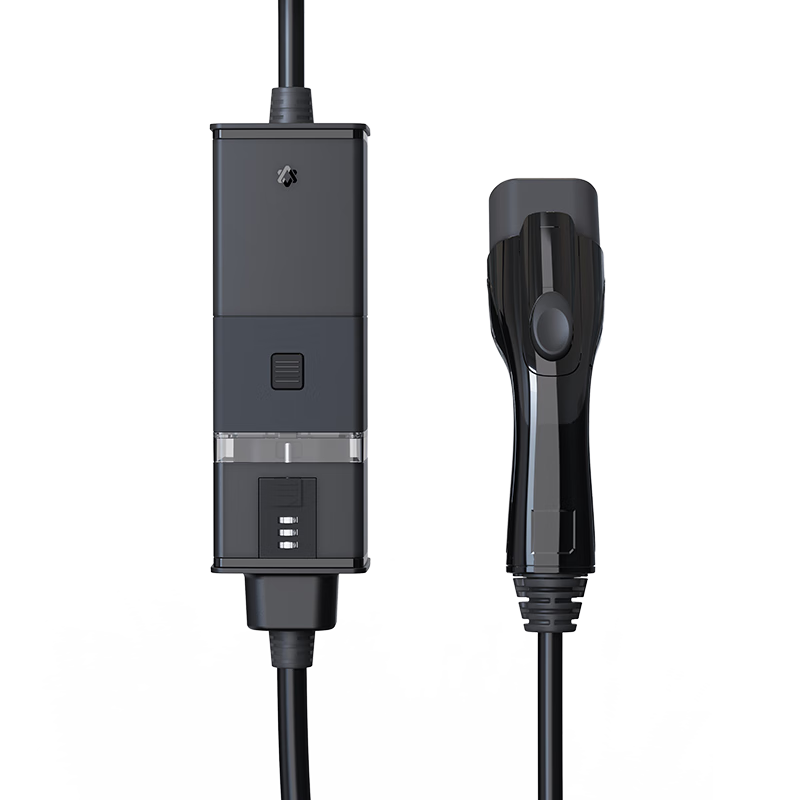 摯達隨車充電槍2.8kw便攜式充電樁神行俠充放電一體充電器適配于特斯拉小米五菱極氪小鵬通用