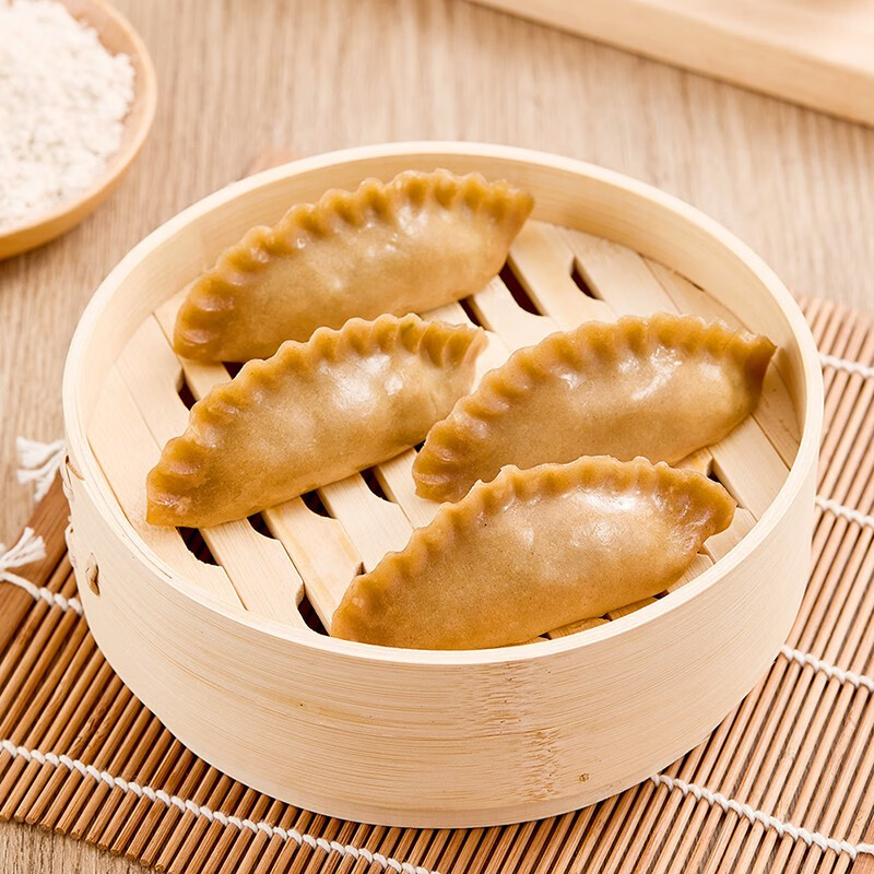 蒸笼头【虾仁三鲜莜面蒸饺】儿童速食营养早餐 速冻馄饨食品加热方便 莜面蒸饺虾仁三鲜4只*5袋装