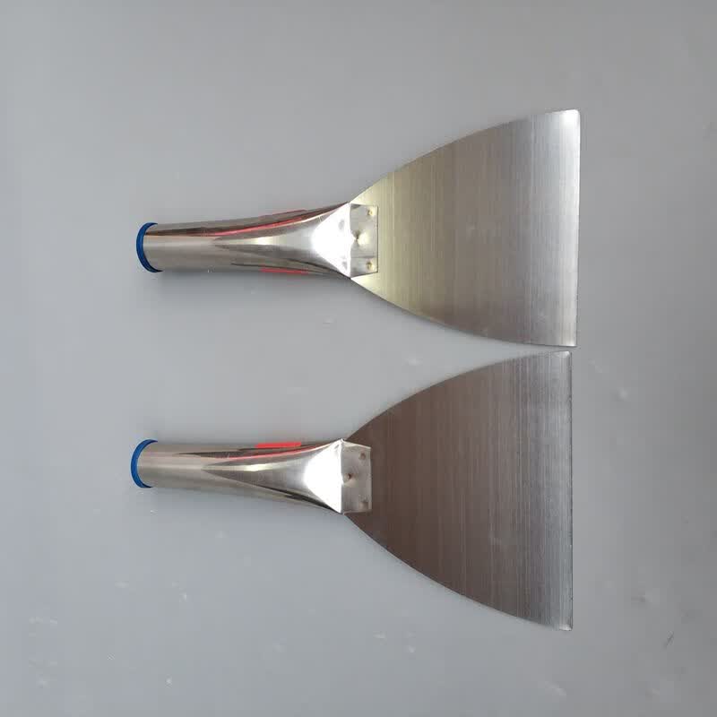 加厚不锈钢油灰刀抹灰泥刀刮刀铲刀腻子刀批灰刀铁柄不锈钢油灰刀 4寸