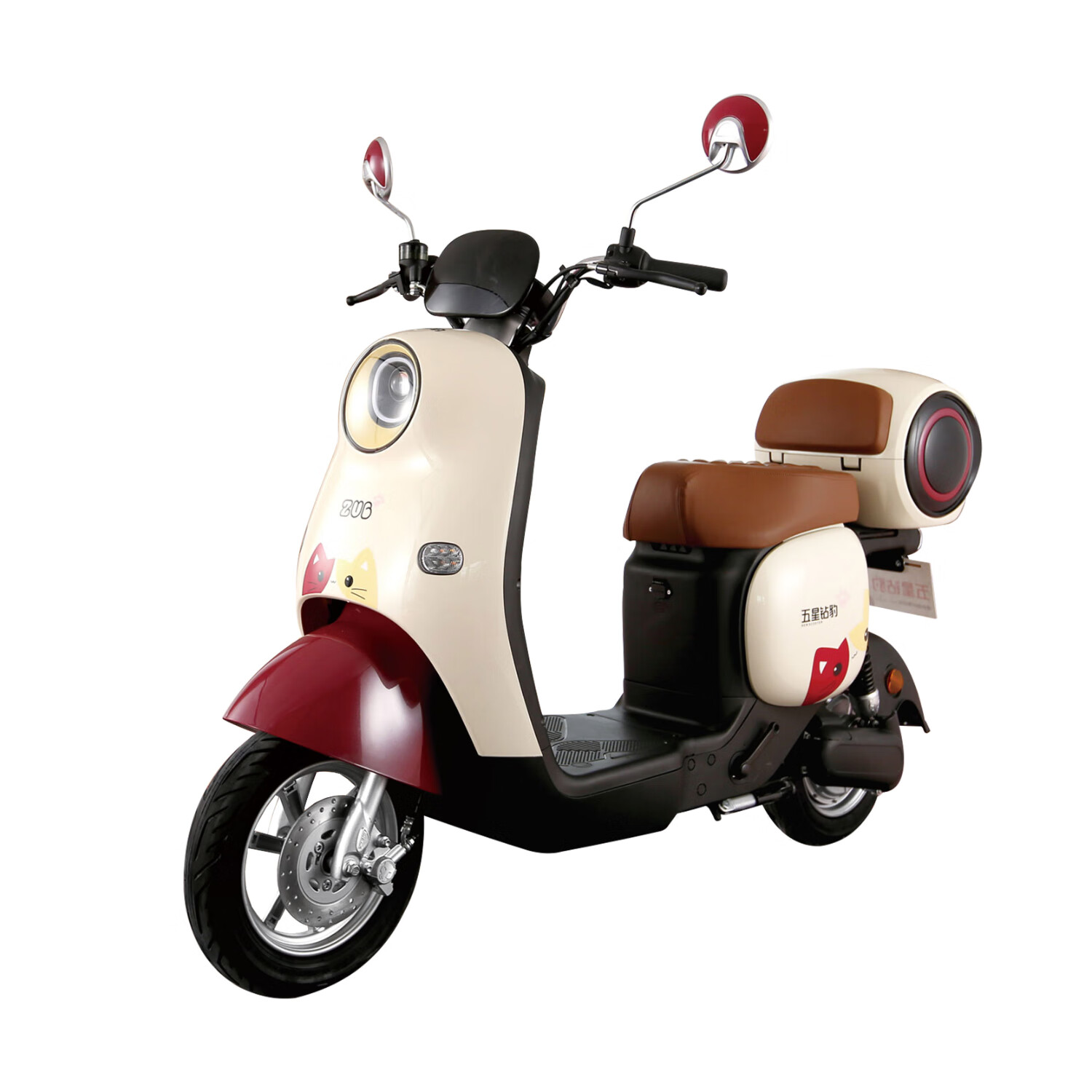 五星钻豹新国标48v18ah天能电池电瓶车轻便两轮男女成人电动自行车